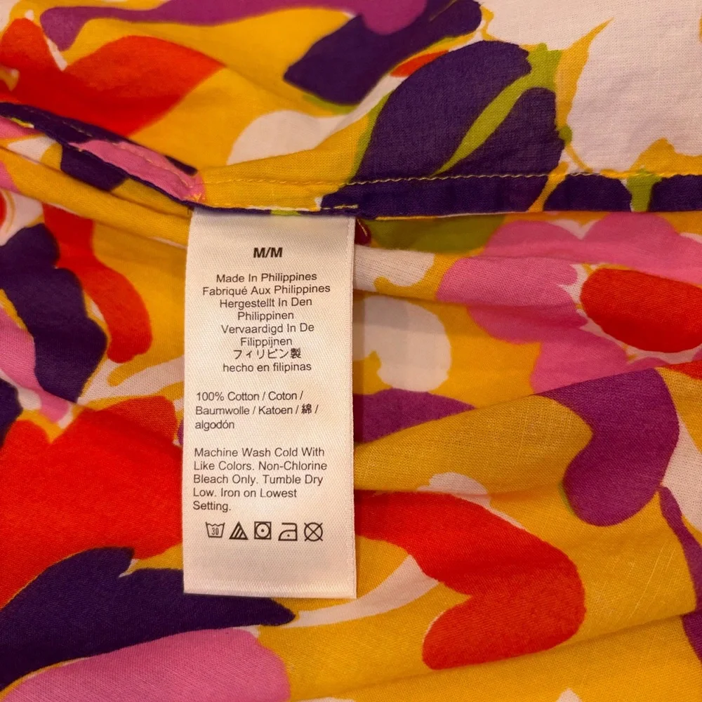 J. Crew Multicolor Floral Shirt - Picture 7 of 8